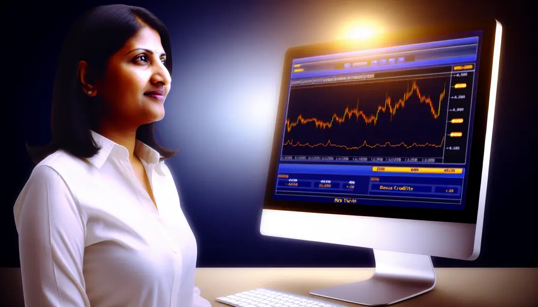 Trader hân hoan với băng rôn khuyến mãi của XM.