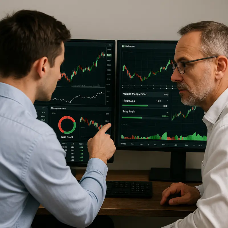 Trader chuyên nghiệp sử dụng nền tảng Exness để phân tích và giao dịch.