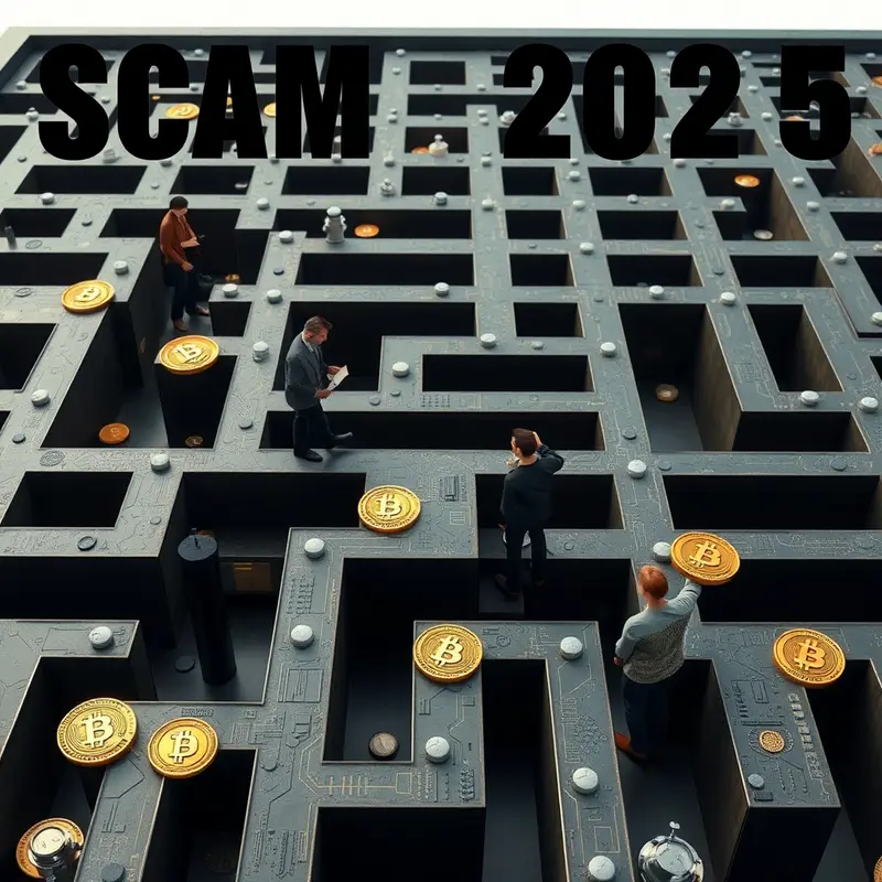 Nhóm người điều hướng qua mê cung phức tạp của thế giới crypto.