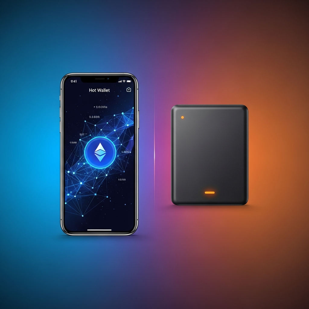 So sánh ví nóng và ví lạnh crypto